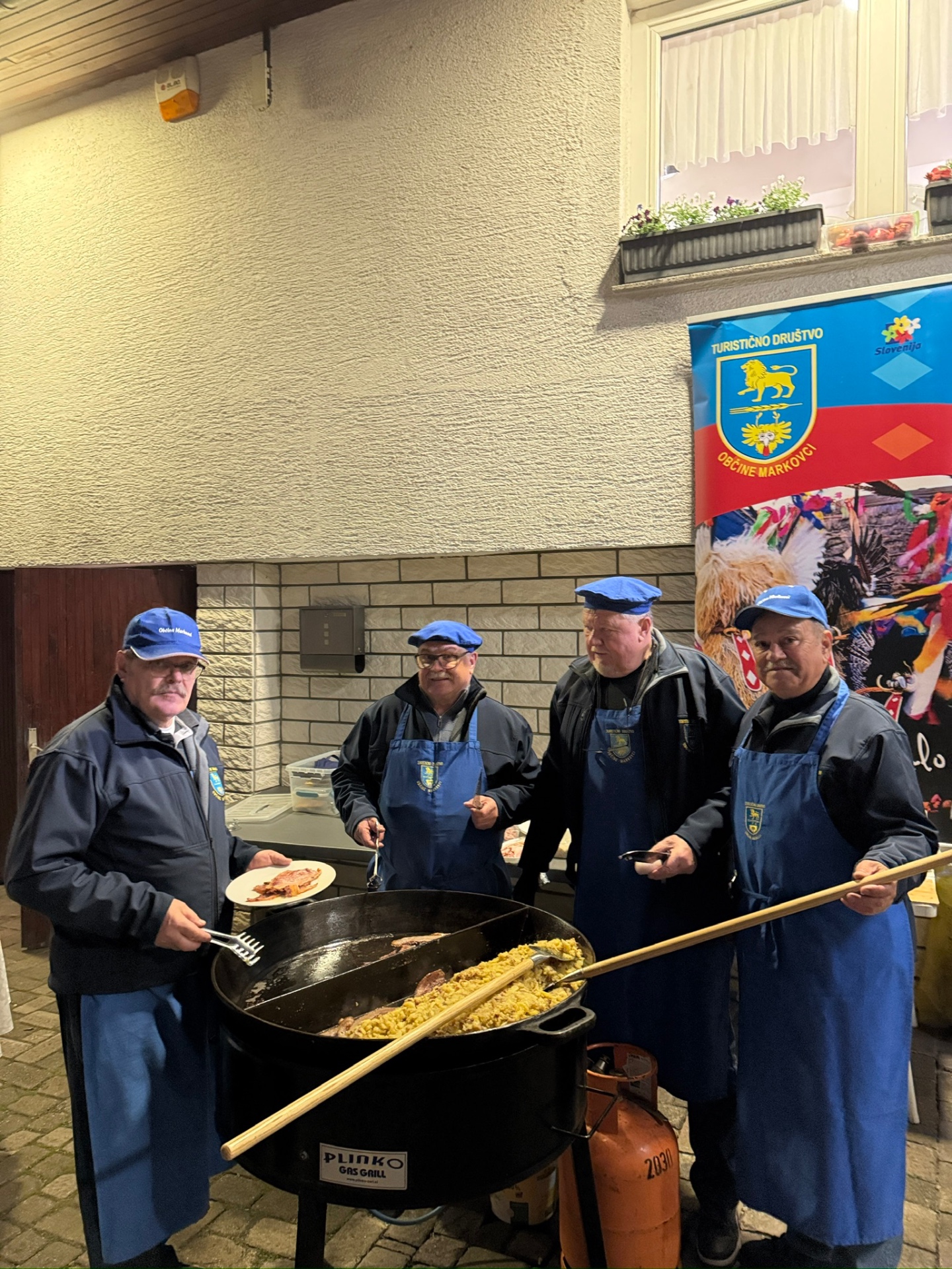 Priprava hrane na dogodku